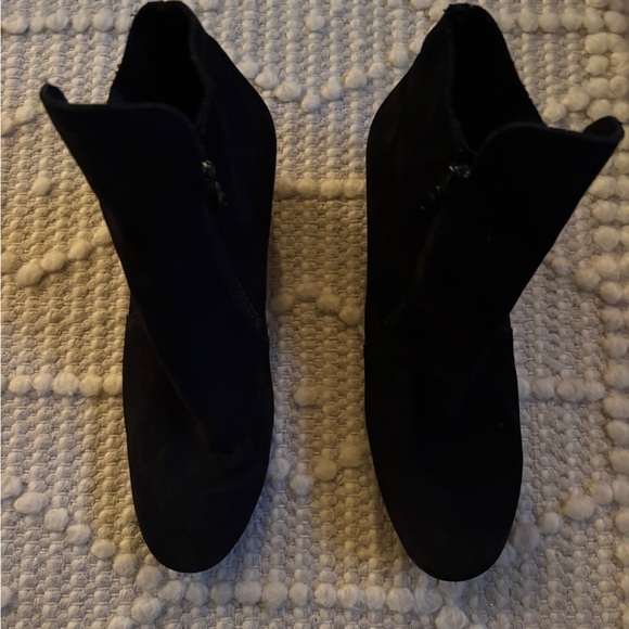Arche Shoes - Arche black leather short boot bootie wedge size 40 LN